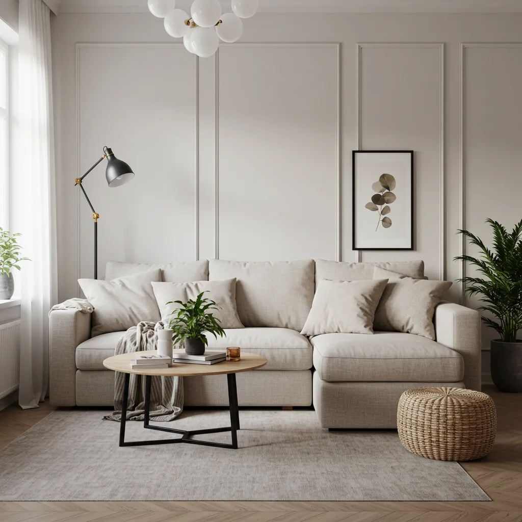 Eco-friendly home interior with smart and sustainable home decor elements