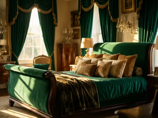 Curved Headboard and Footboard Design