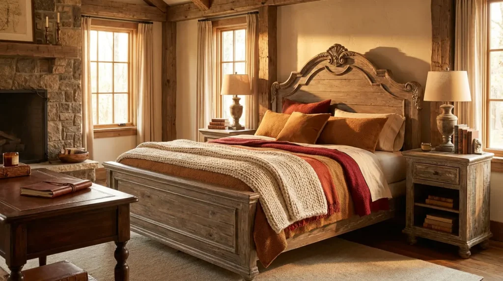 How Does Rustic Bedroom Furniture Create a Warm