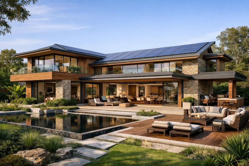 How Do Eco-Friendly Luxury Homes Combine Sustainability with High-End Living